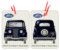 Ford Model C Deluxe Saloon 1934-35 Air Freshener